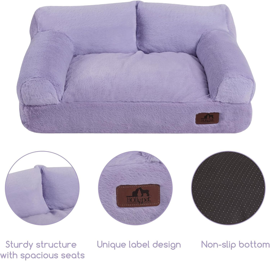 Hollypet Small Dog Large Cat Bed Puppy Couch Beds for Pets up to 25