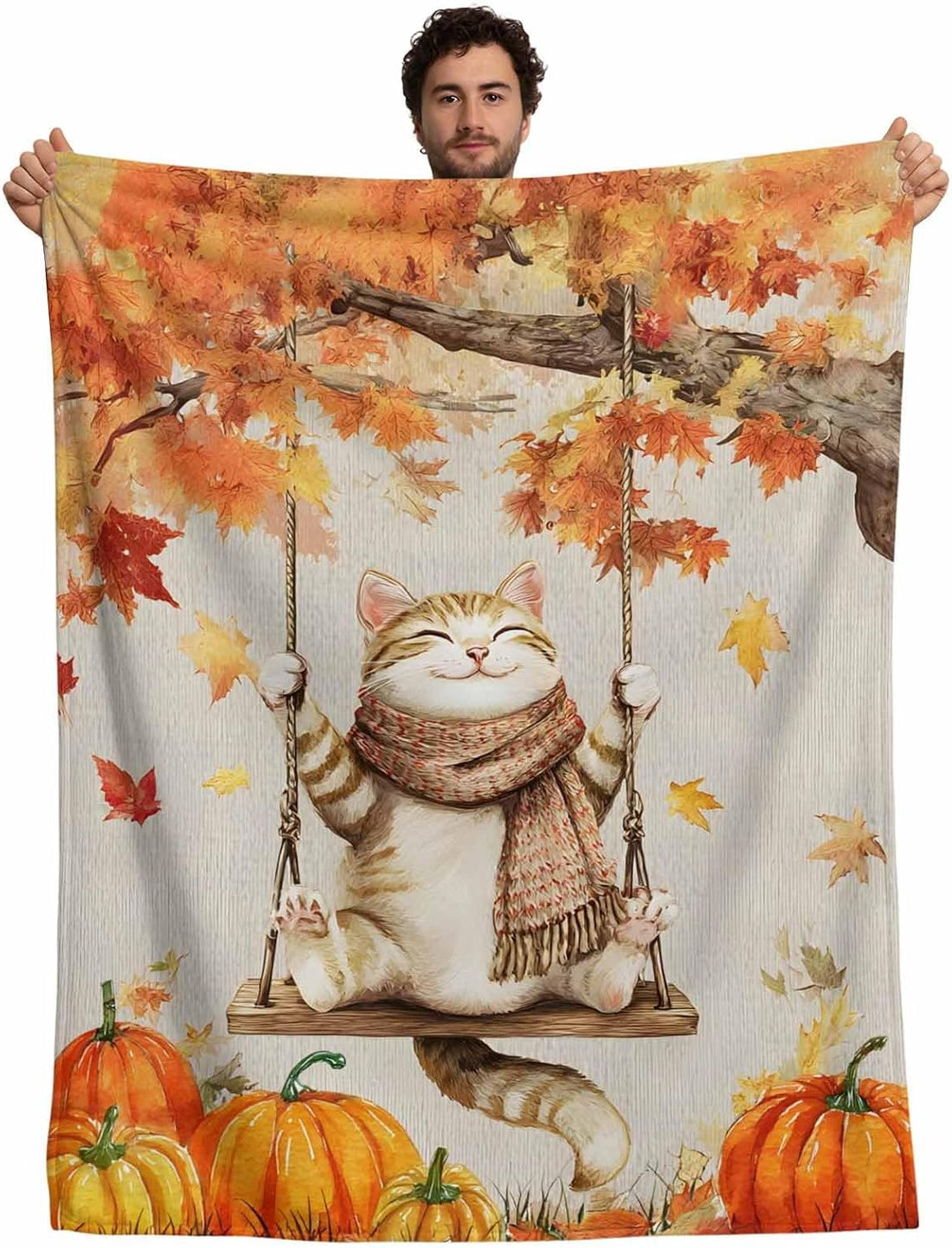 DecorLovee Fall Cat Blanket 30"x40"