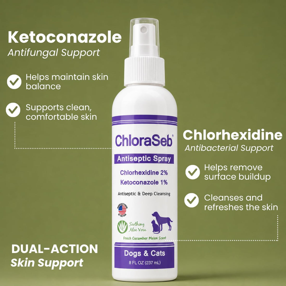 Skin & Coat Care Spray for Dogs and Cats