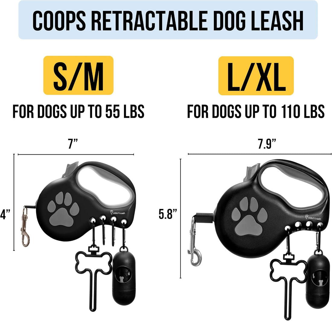 Award-Winning Modular Retractable Dog Leash for Small Dogs