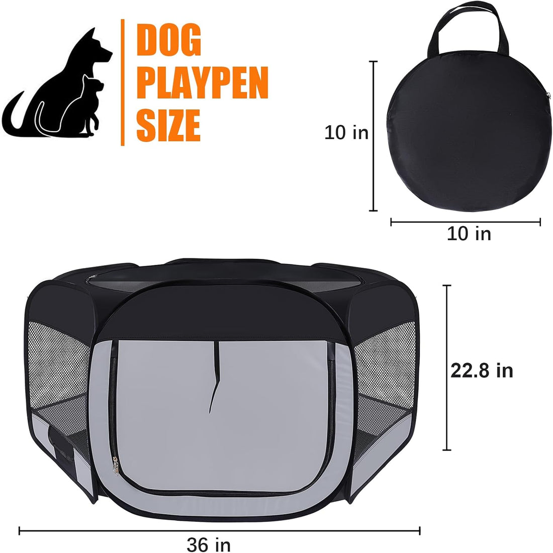 Dog Cat Playpen,Portable Pet Puppy Playpen,Rabbit Puppy Dog Play Pen