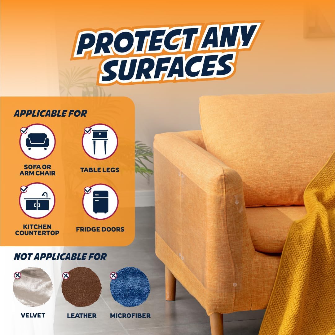 Panther Armor Furniture Protector, 8-Pack