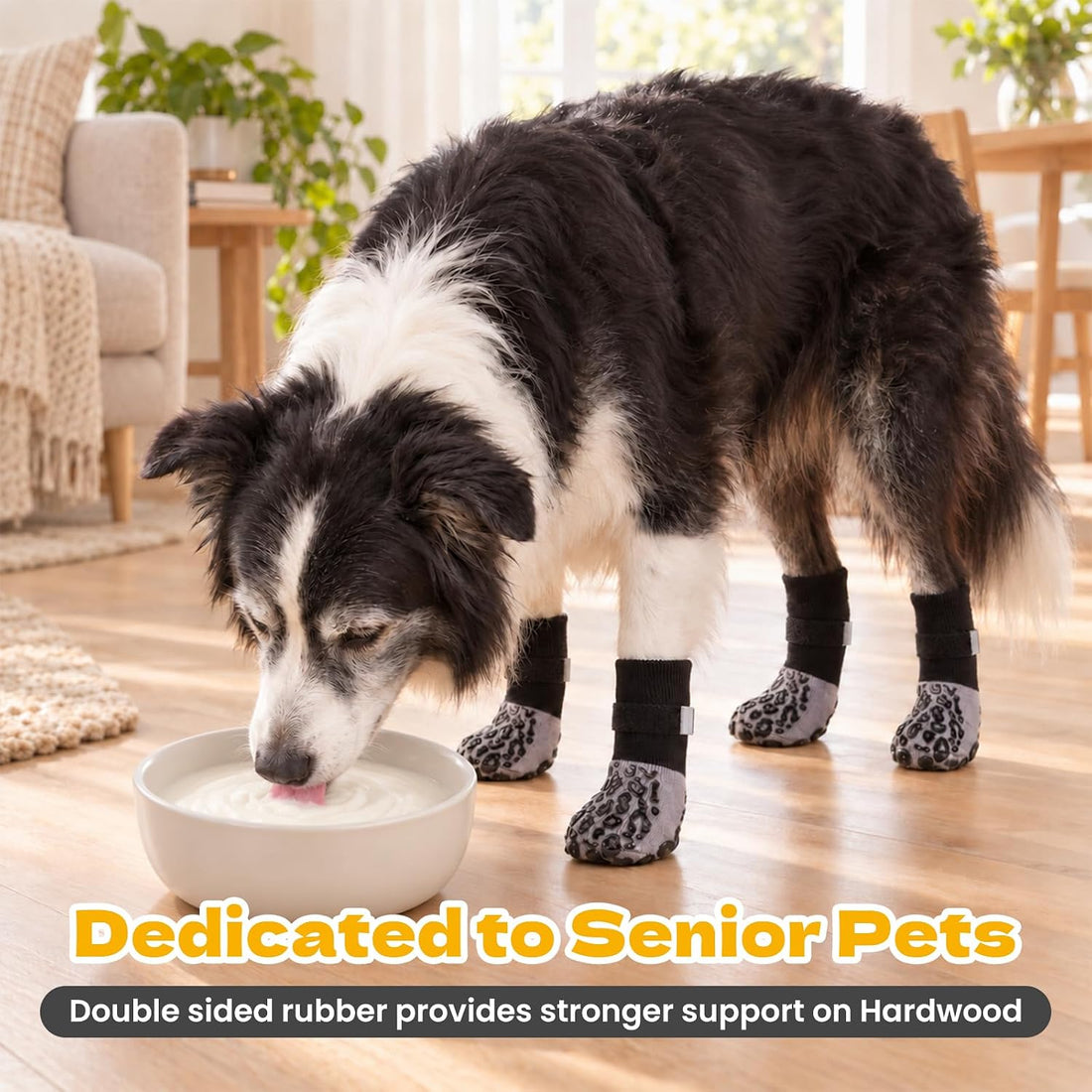 Non Slip Dog Socks to Prevent Licking Paws