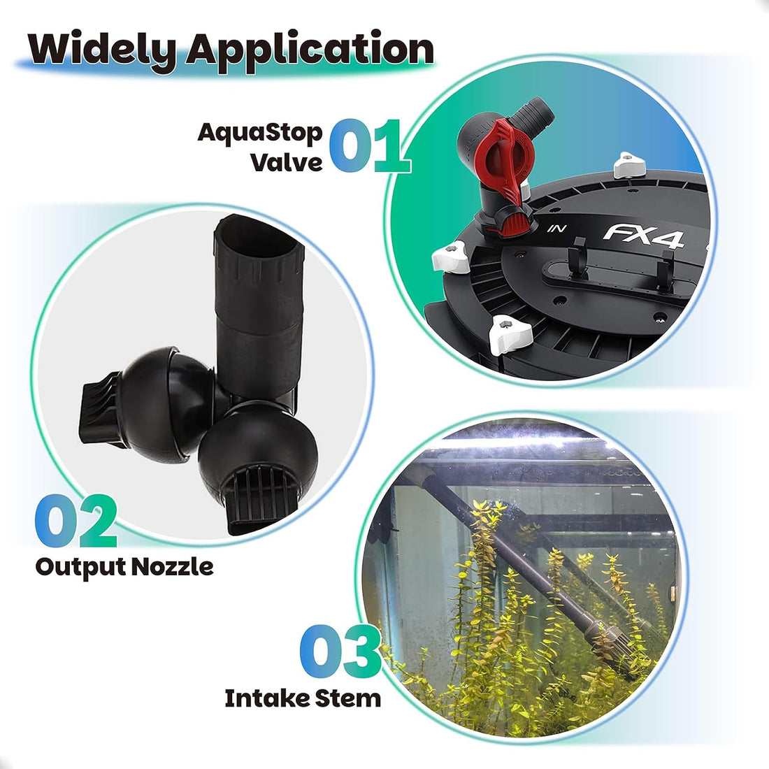Rubber Adapter for Fluval 304 305 306 307 404 405 406 407 Canister