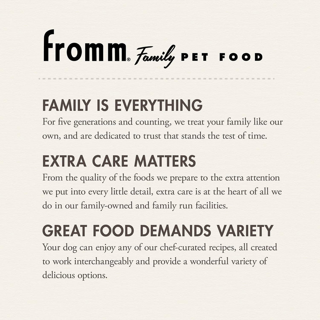 Fromm Four-Star Nutritionals Beef Frittata Veg Dog Food