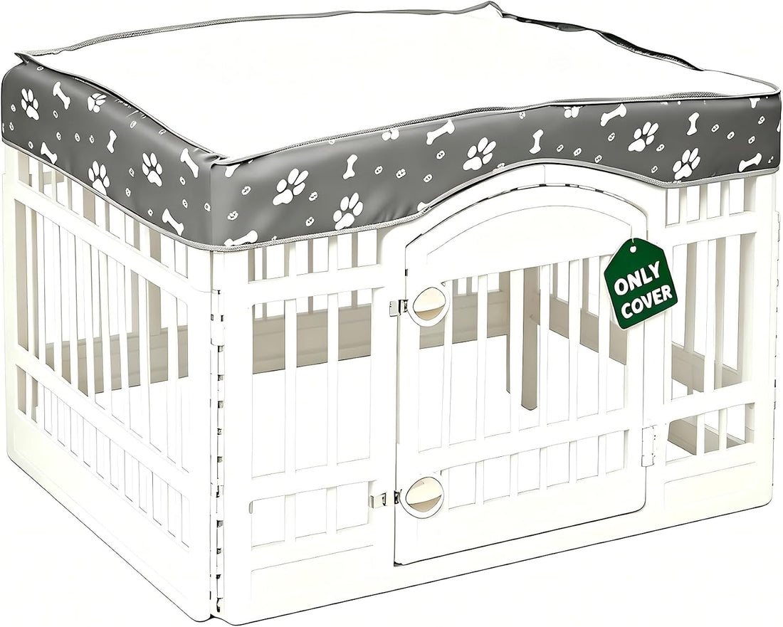 Dog Playpen Mesh Top Cover fits for 36" x 4-Panels,Dog Crate Cover