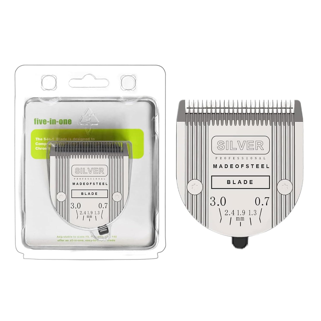 5 in 1 Replacement Blade Compatible with WAHL Bravura Chromado
