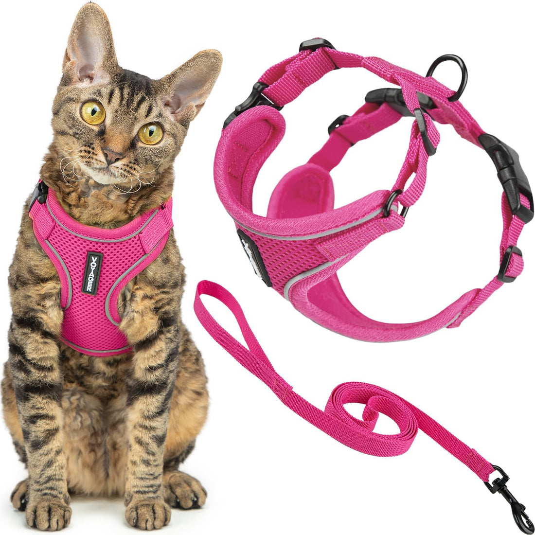 Voyager Escape-Proof Step-in Harness & Leash - Orange, Small