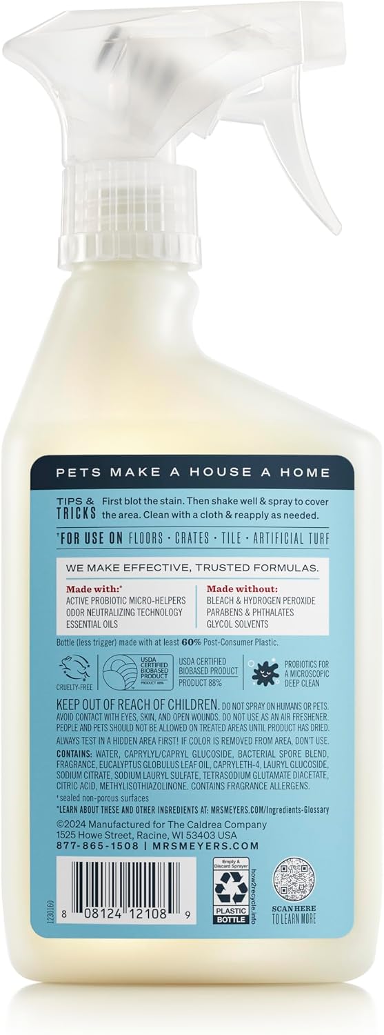 Mrs. MEYER'S CLEAN DAY Pet Multi-Surface Cleaner, Coconut Leaf Scent