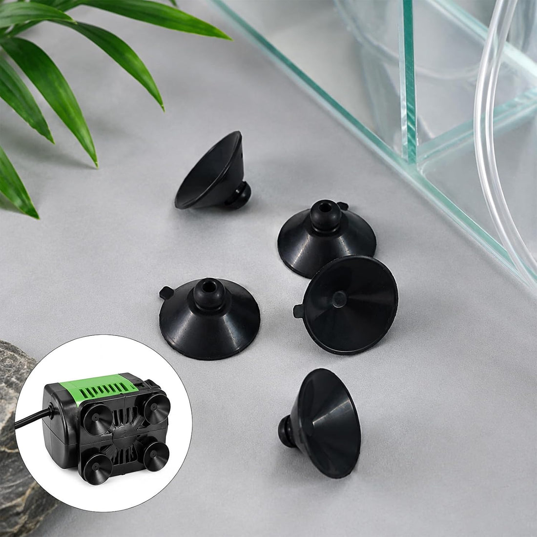 Fish Tank Suction Cup Clips,30 Pack Rubber Holders for Airline Tubing