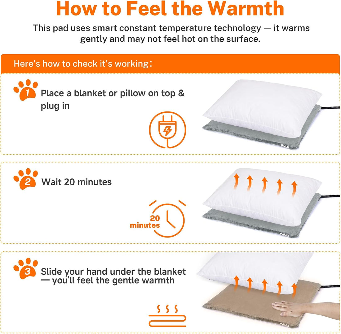 Toozey Small Pet Heating Pad