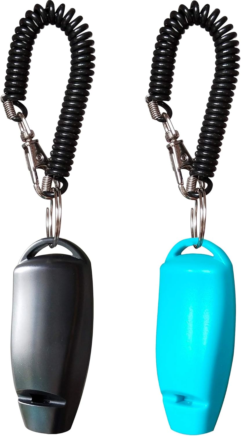 Pet Training Clicker Whistle with Wrist Strap - Dog Training Clickers