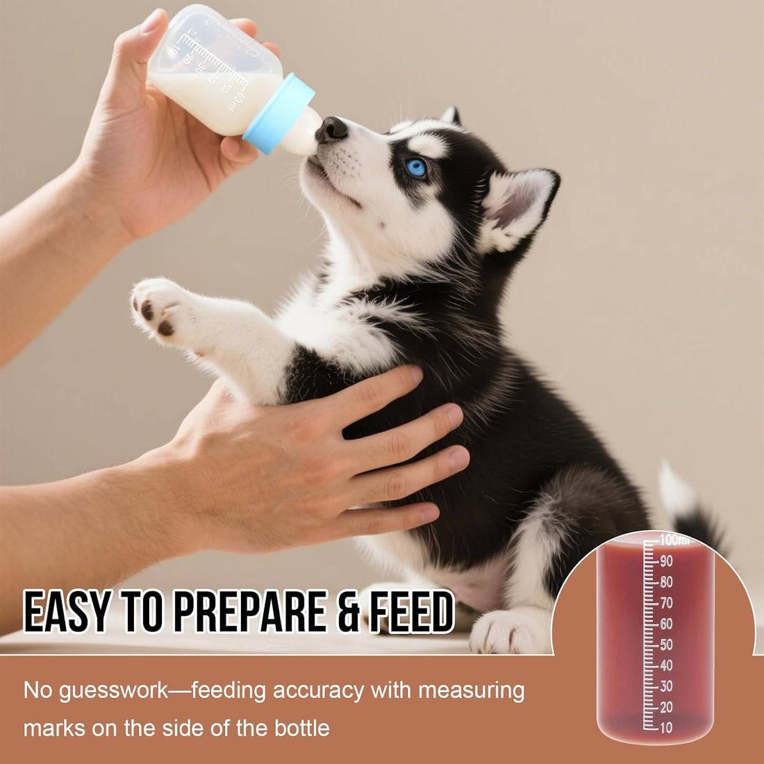 Puppy Kitten Nursing Bottle 3.4oz