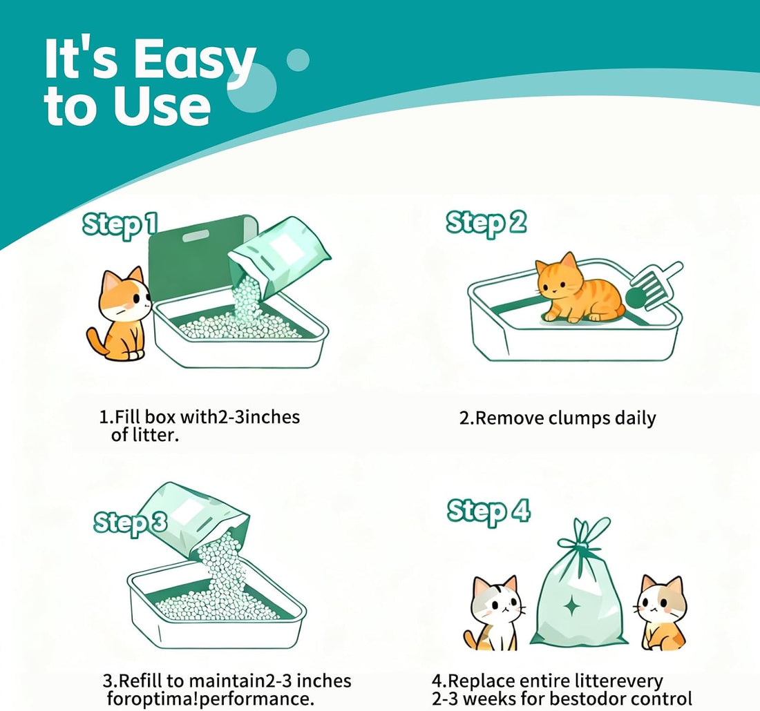 Tapioca Cat Litter, Cassava Cat Litter Odor Control Dust-Free