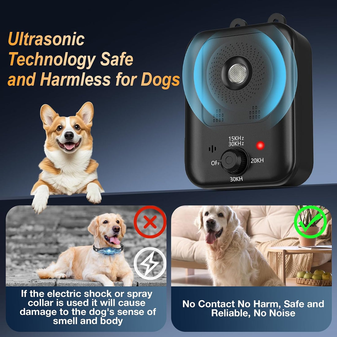 Anti Barking Devices, Auto Barking Control Devices with 3 Modes
