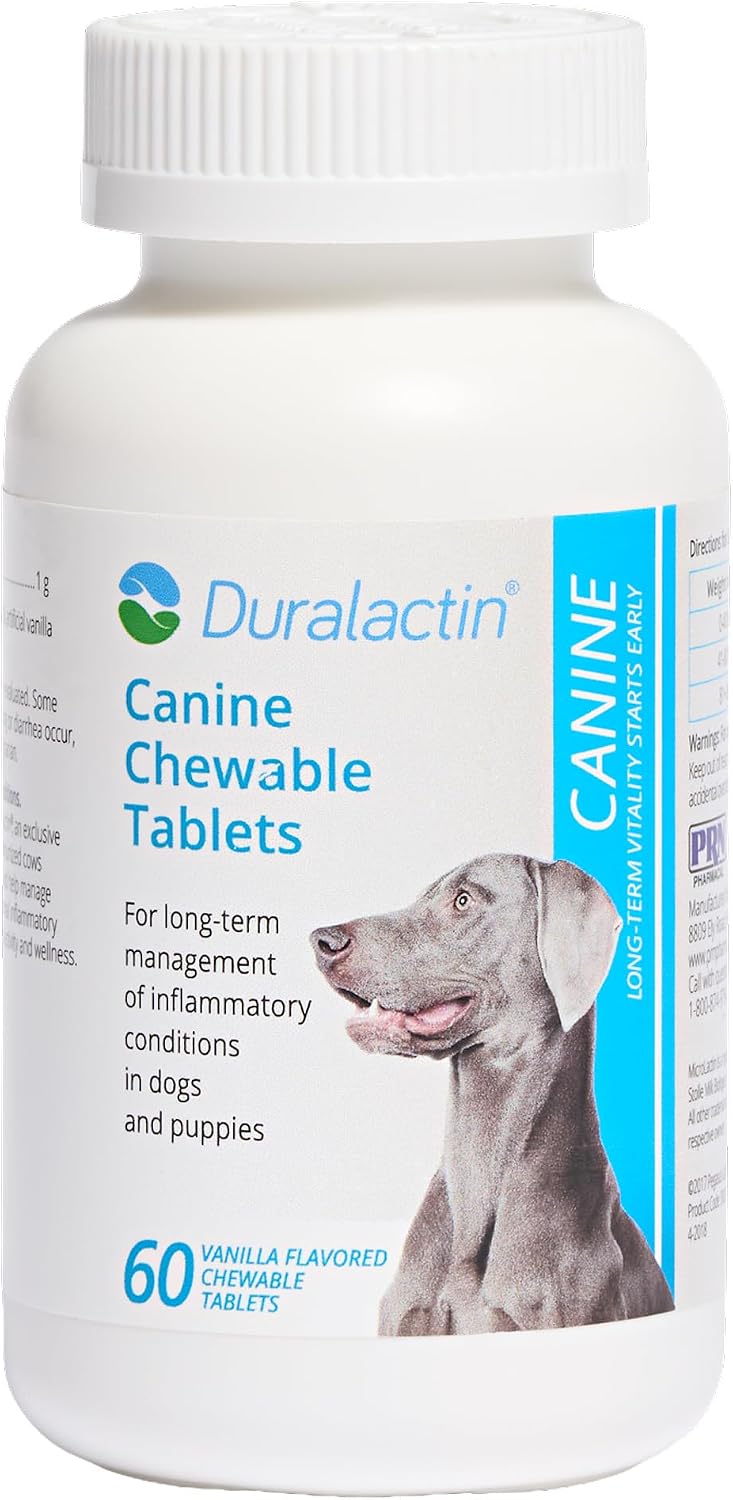 PRN Pharmacal Duralactin Canine Chewable Tablets, Vanilla