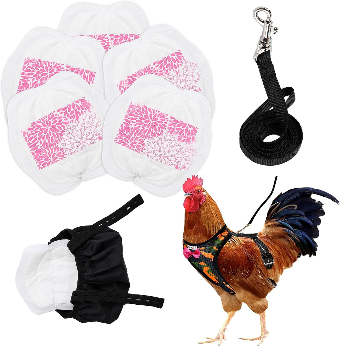 Adjustable Chicken Harness Diaper