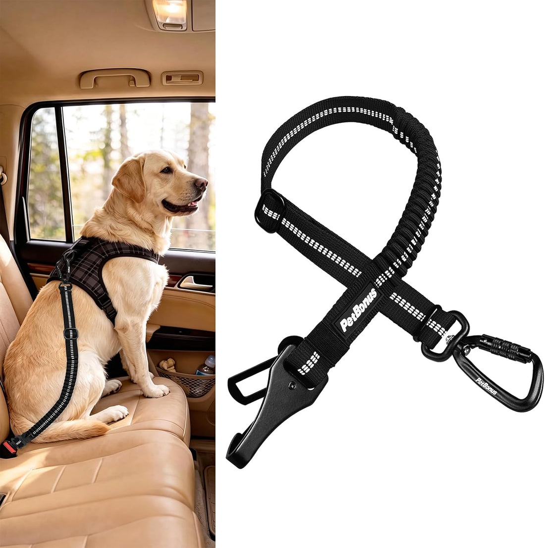 PetBonus Dog Seat Belt for Car