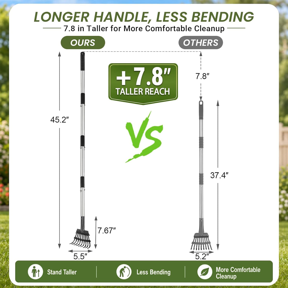 T2Y Pooper Scooper, Long Handle Dog Pooper Scooper
