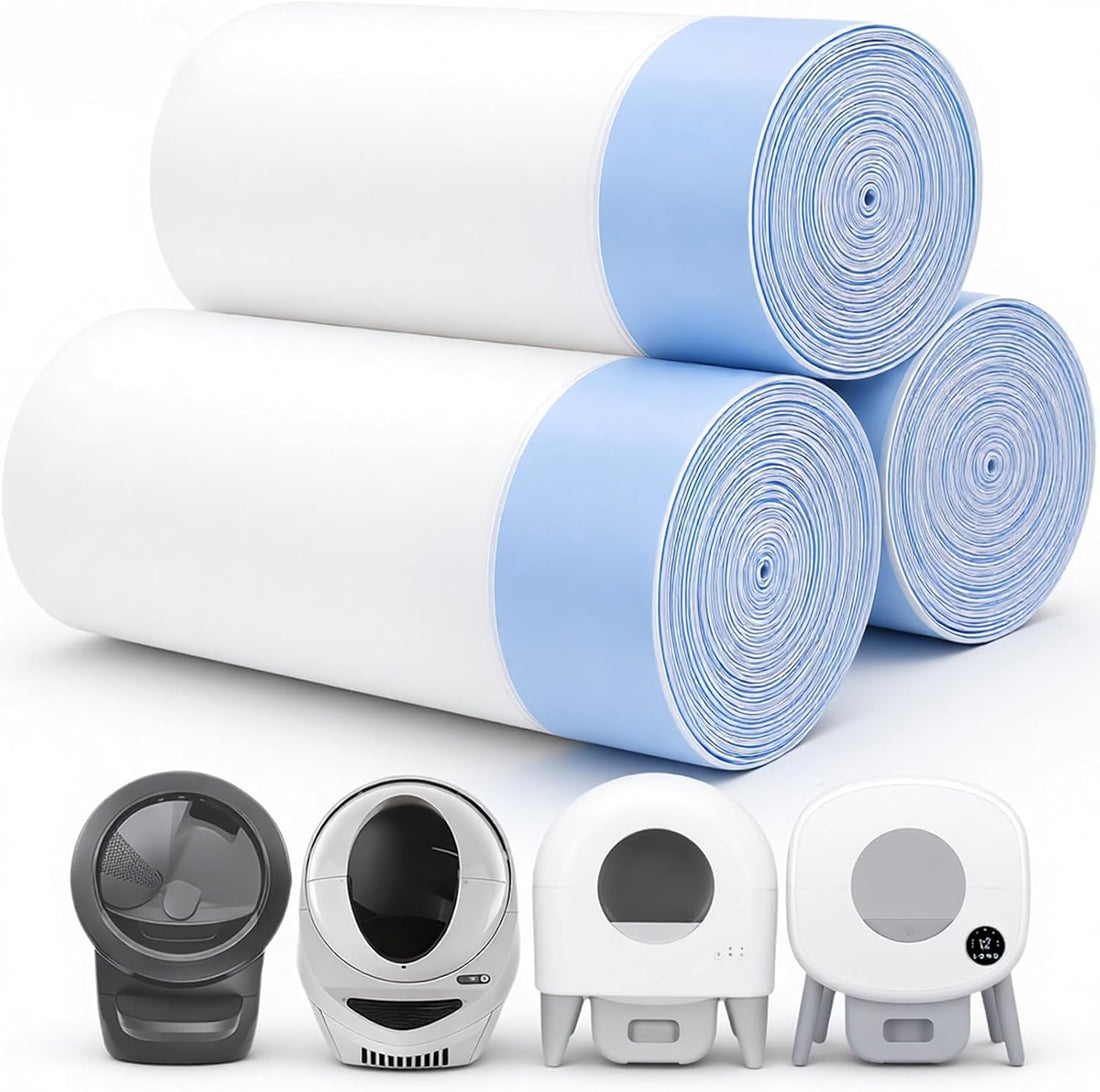 45 Count Tear-Free Waste Drawer Liners Bags Compatible with Litter