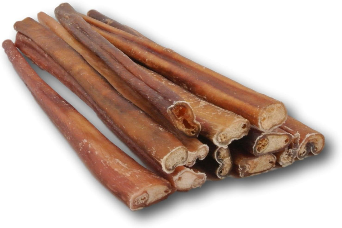 Top Dog Chews - 12 Inch Bully Sticks, 100% Natural Beef, Free Range
