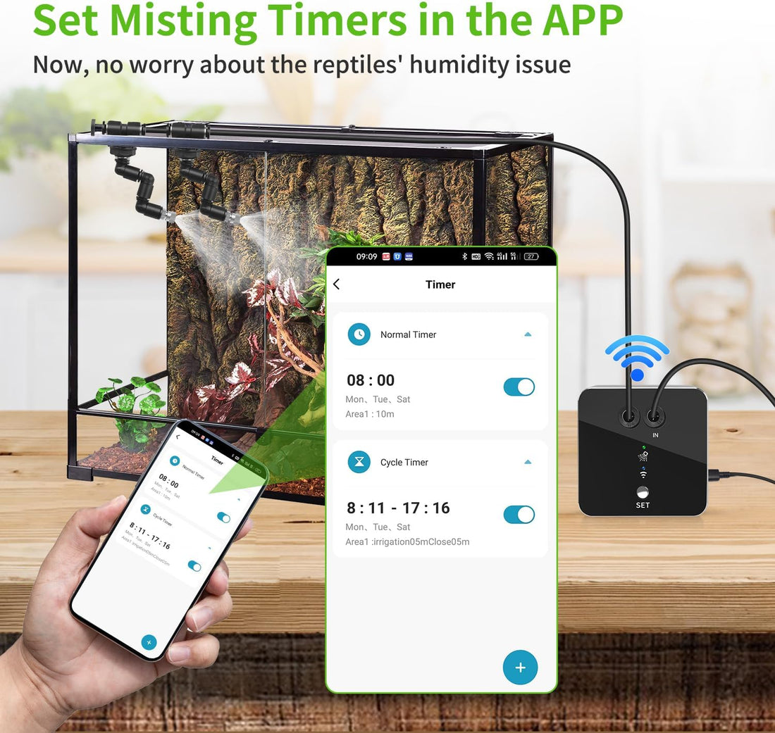 Reptile mister, WiFi reptile humidifier withAPP control