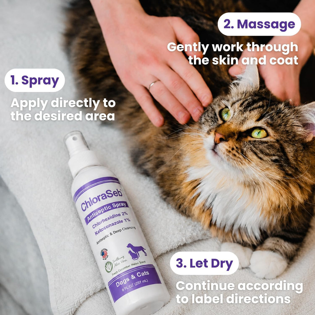 Skin & Coat Care Spray for Dogs and Cats