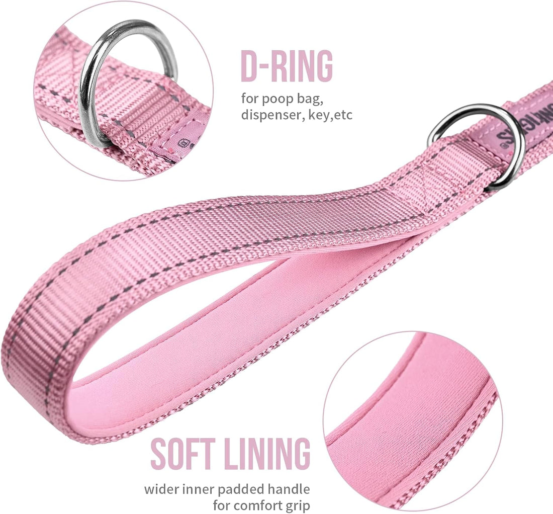 OneTigris Handled No-Pull Dog Walking Leash Long Traffic Leads