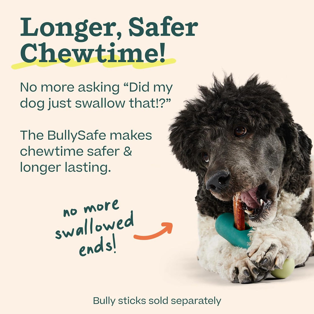 WOOF BullySafe - Bully Stick Holder - Durable Dog Chew Holder for Safe