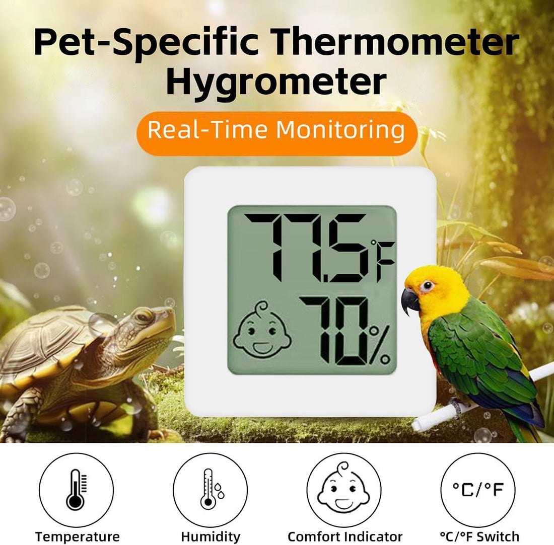 MANON ROSA Bird Thermometer Hygrometer