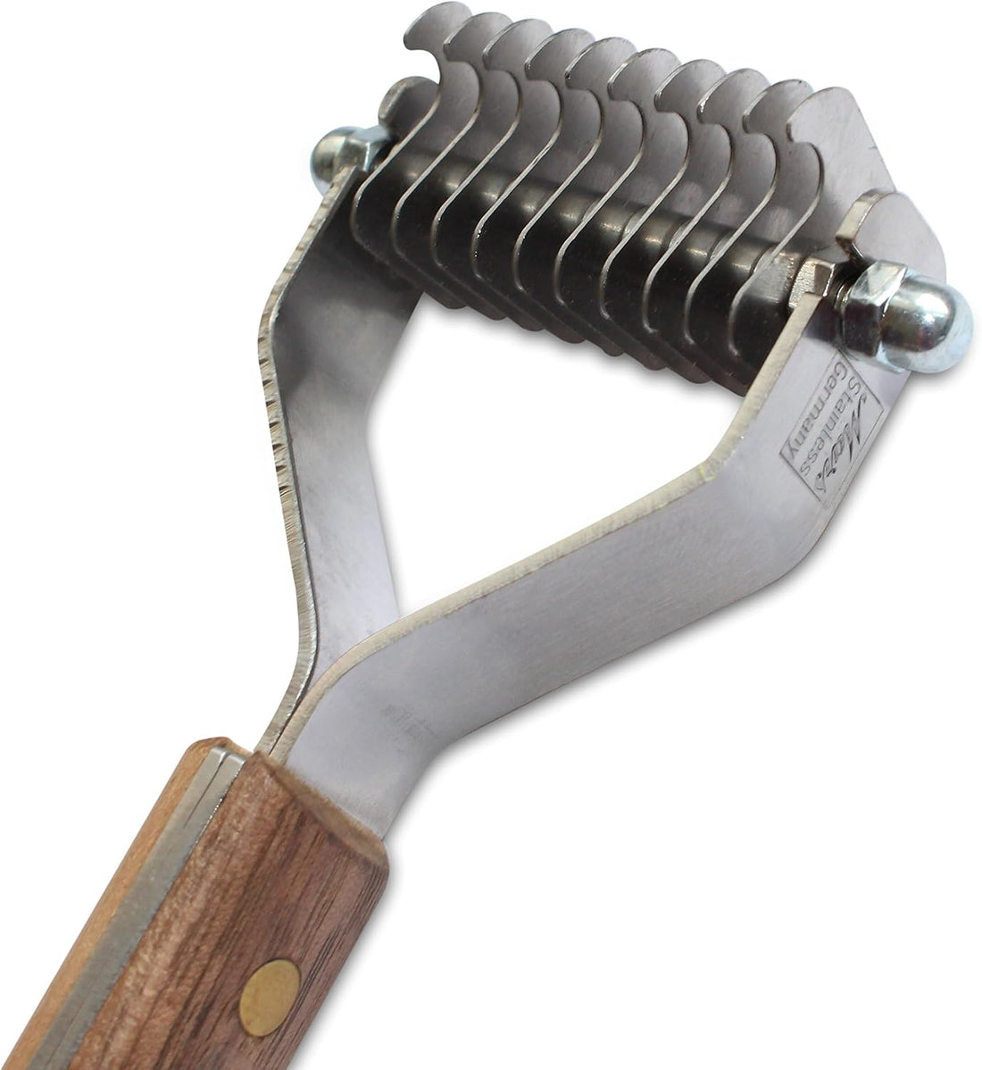 Mars Coat King Blunt Dematting Undercoat Grooming Rake Stripper Tool