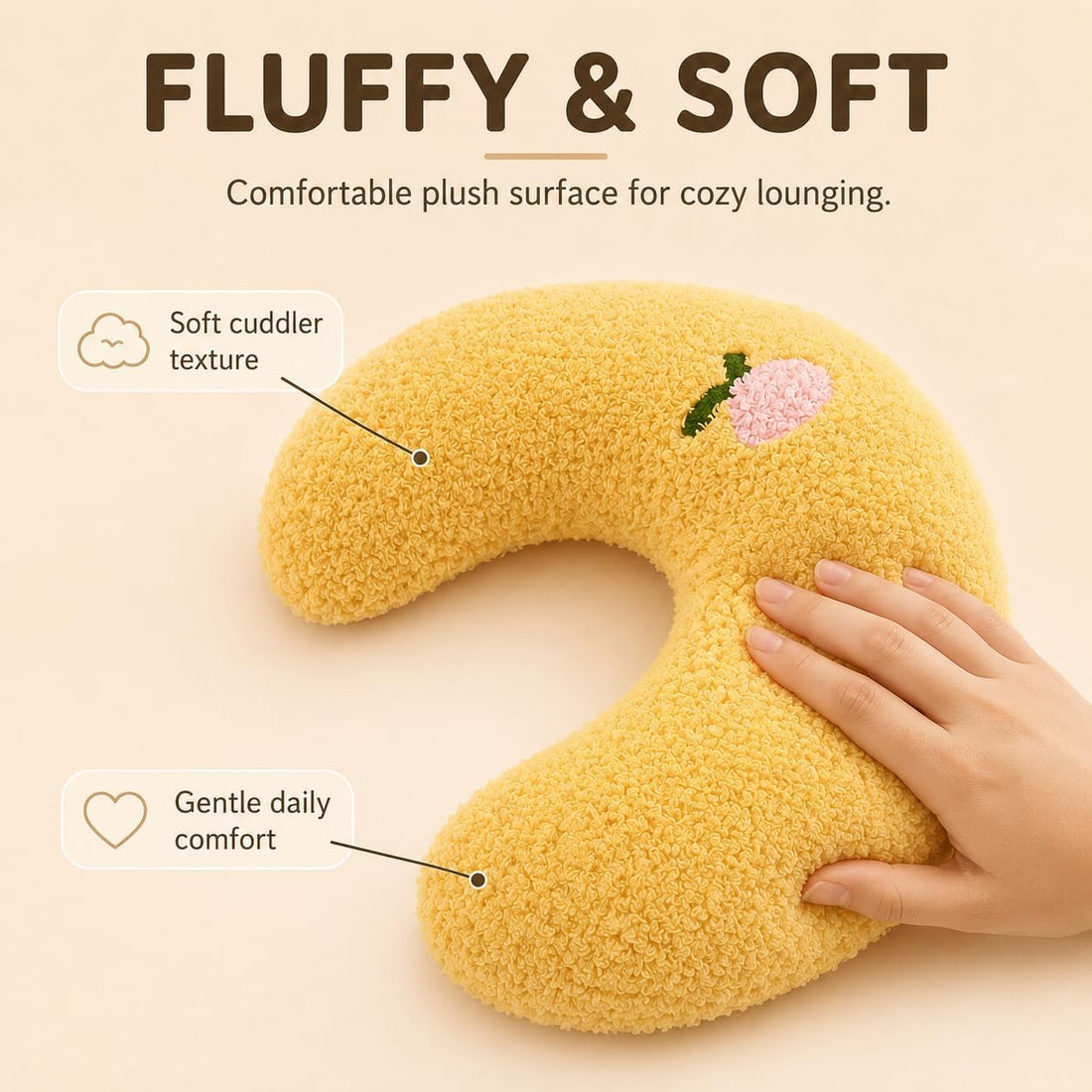 Dog Calming Pillow Soft Pillows Pet Neck Pillow Pillows for Small Dog