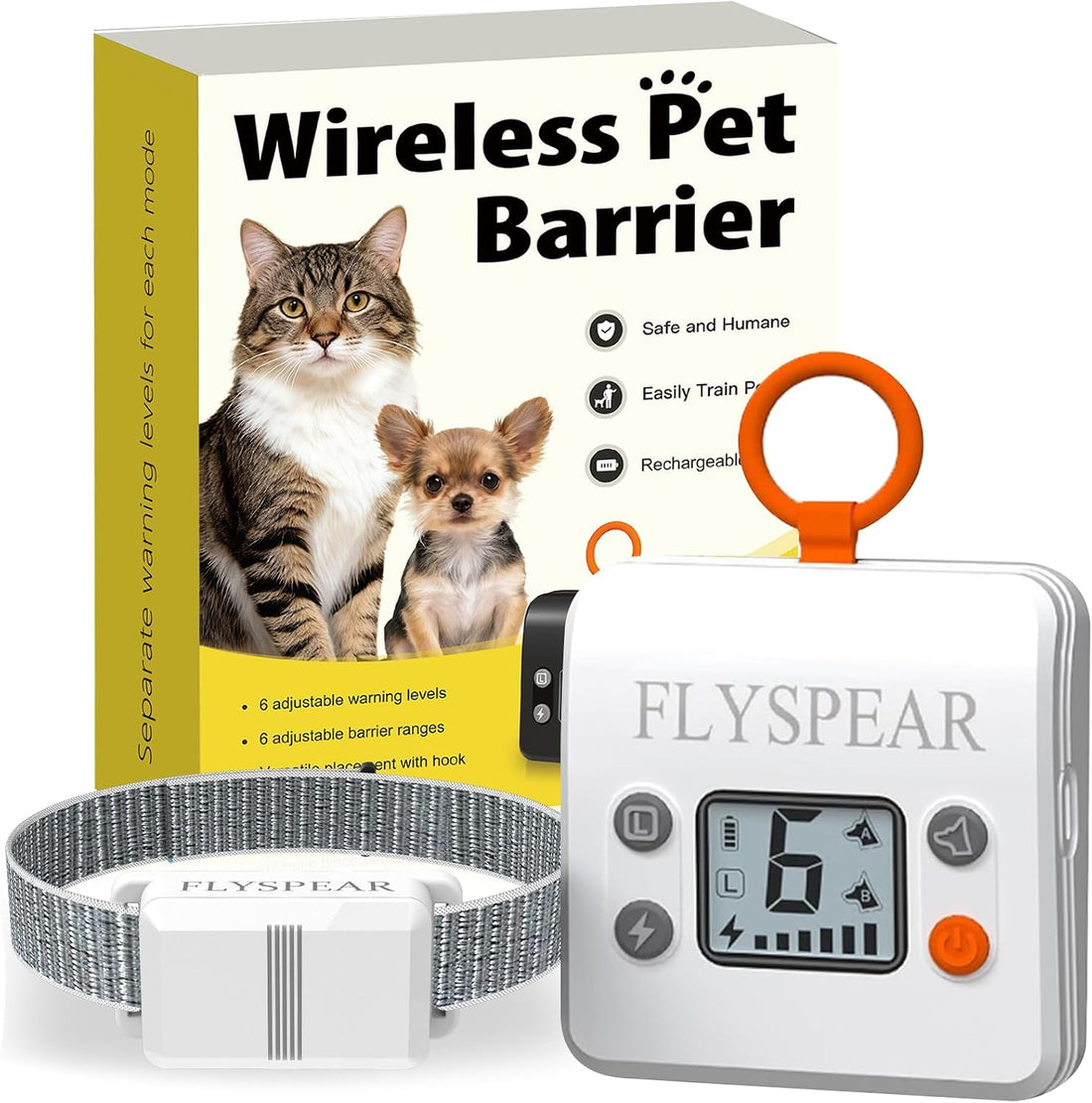 FLYSPEAR Wireless Cat Barrier - Rechargeable