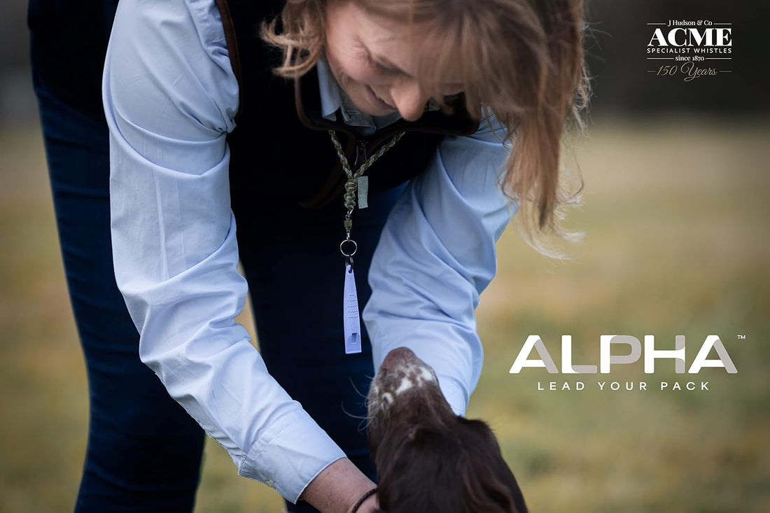 ACME Alpha 210.5 Dog Training Whistle with Enhanced Ergonomic Grip.