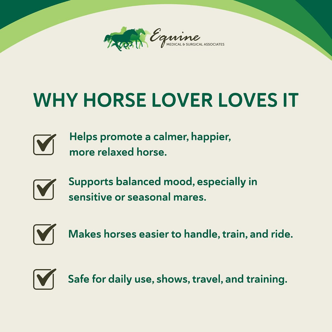 Equine Calming Supplement for Mares, Supports Balanced Behavior
