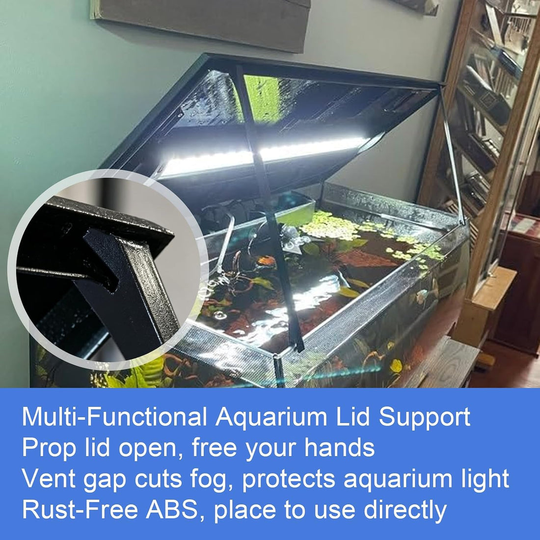 Lid Props for Fluval Flex Aquarium Fish Tank, 4 Pack Lid Support Parts
