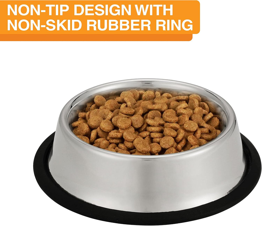 Neater Pet Brands - Stainless Steel No-Skid & Non-Tip Pet Bowl