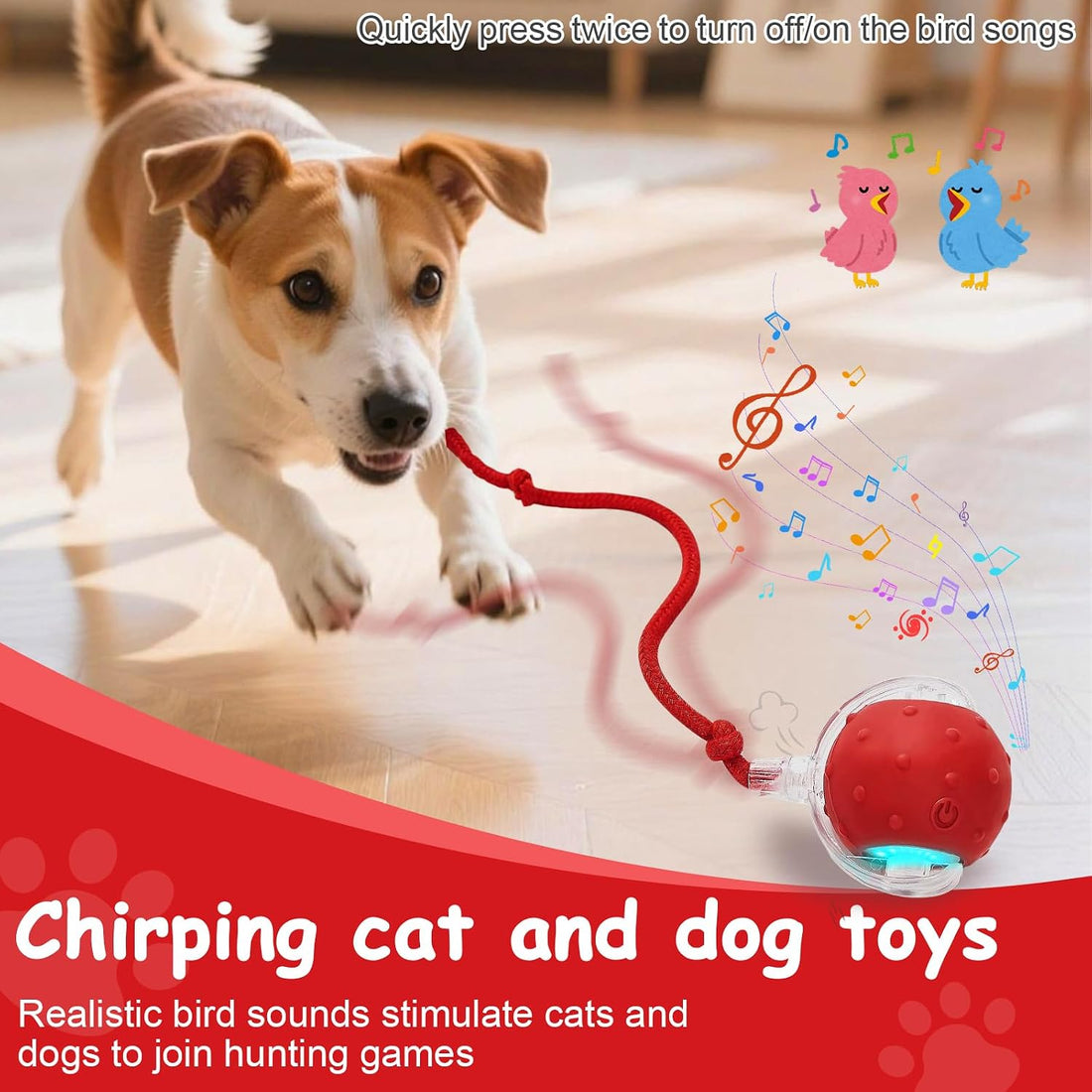 Interactive Cat Toys Smart Ball for Cats & Dogs! Now with 2 Rapid