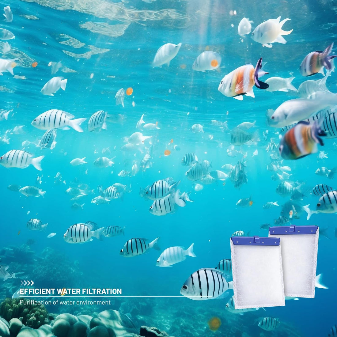 10 Count Large Filter Cartridges Compatible with Whisper Bio Bag