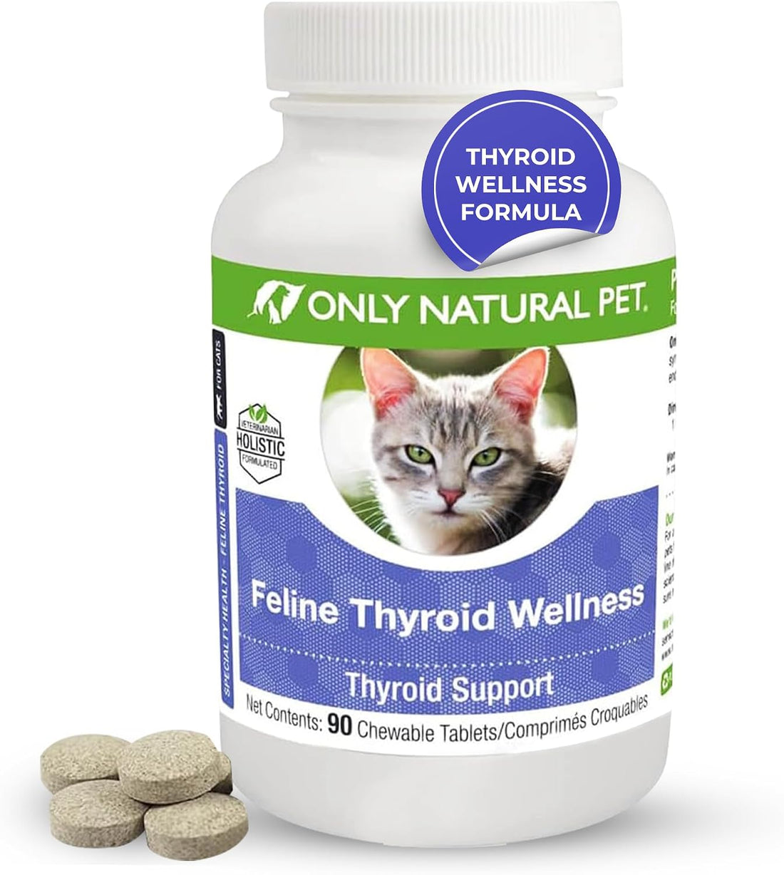 Only Natural Pet Thyroid Support Supplement for Cats