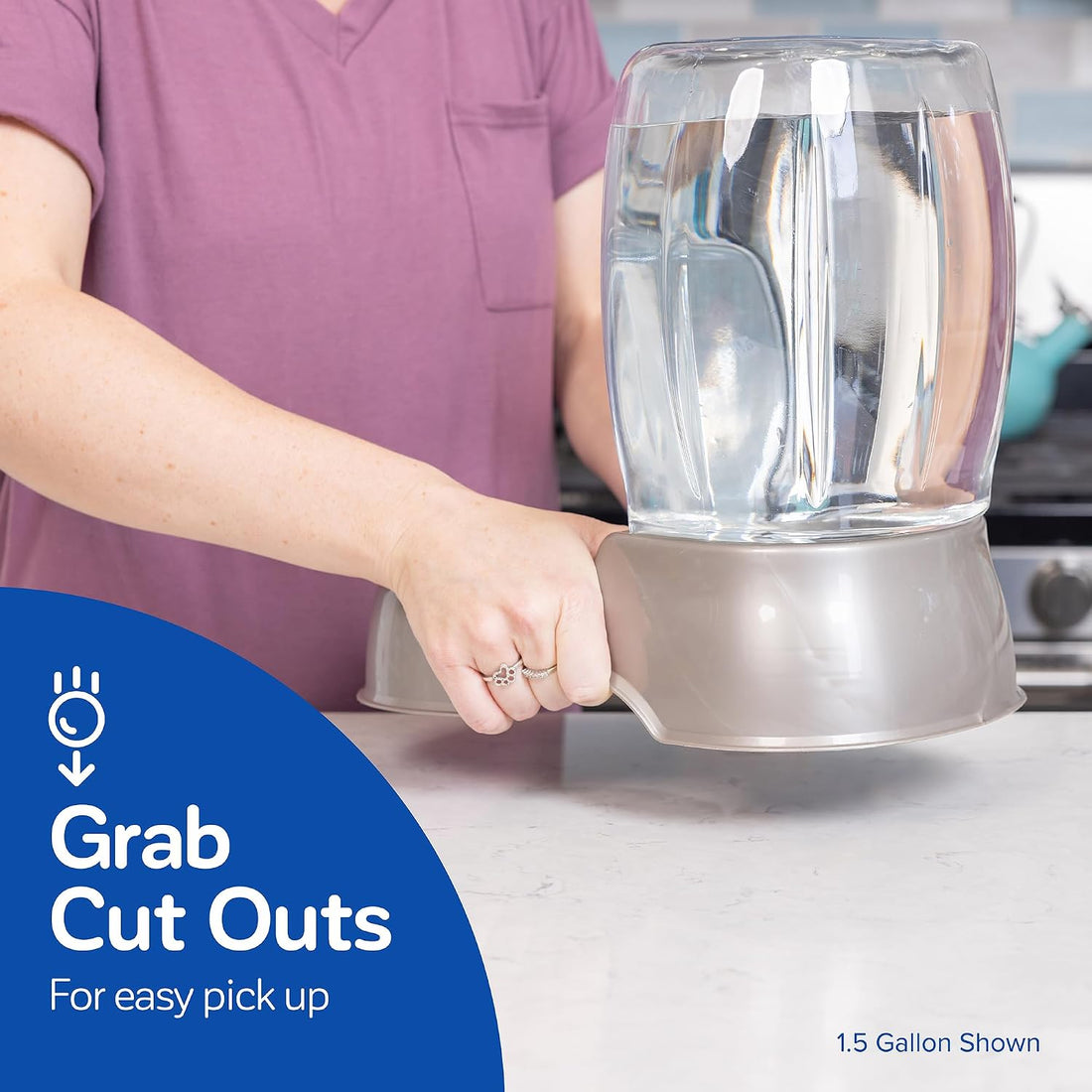 Petmate Pet Cafe Cat and Dog Gravity Water Dispenser