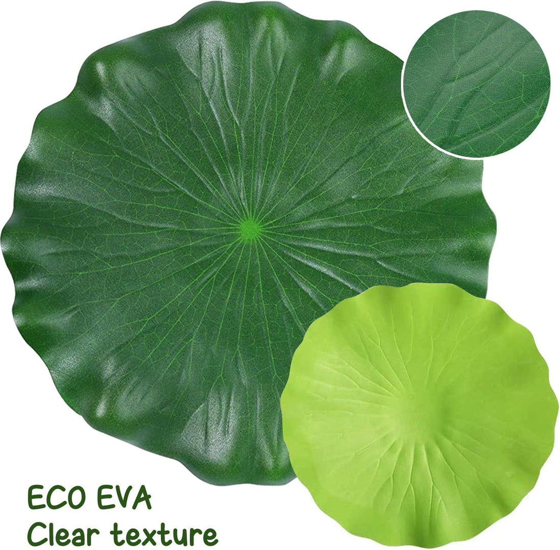 20 Pcs Artificial Lily Pads for Ponds