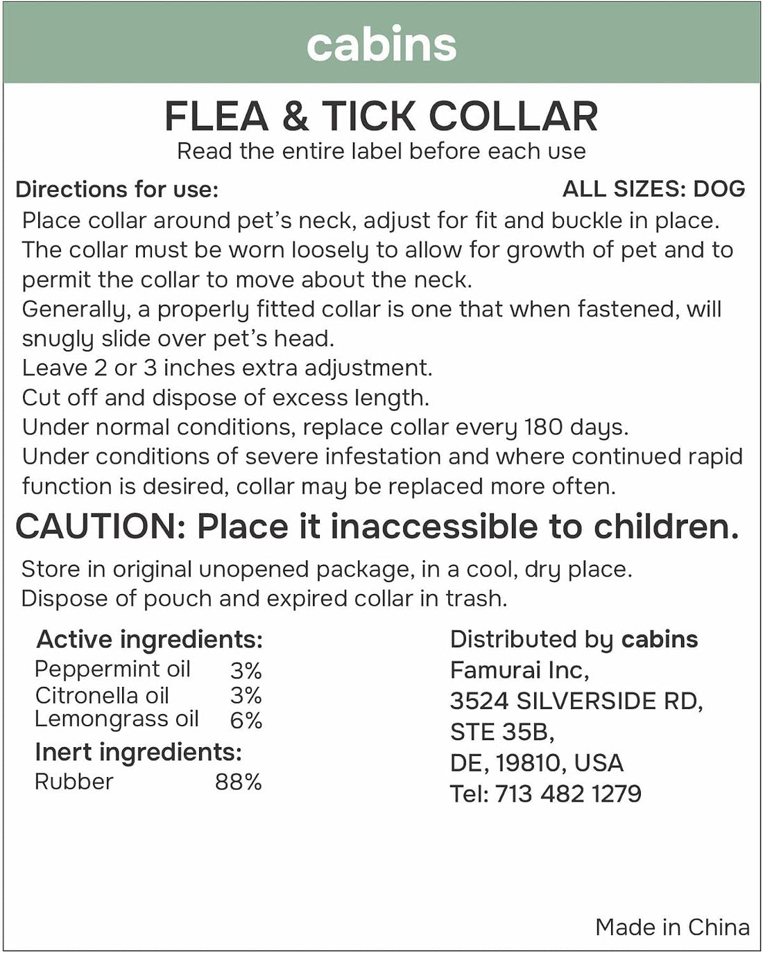 Flea and Tick Prevention for Dogs - Flea Collar - 4 Count - Adjustable