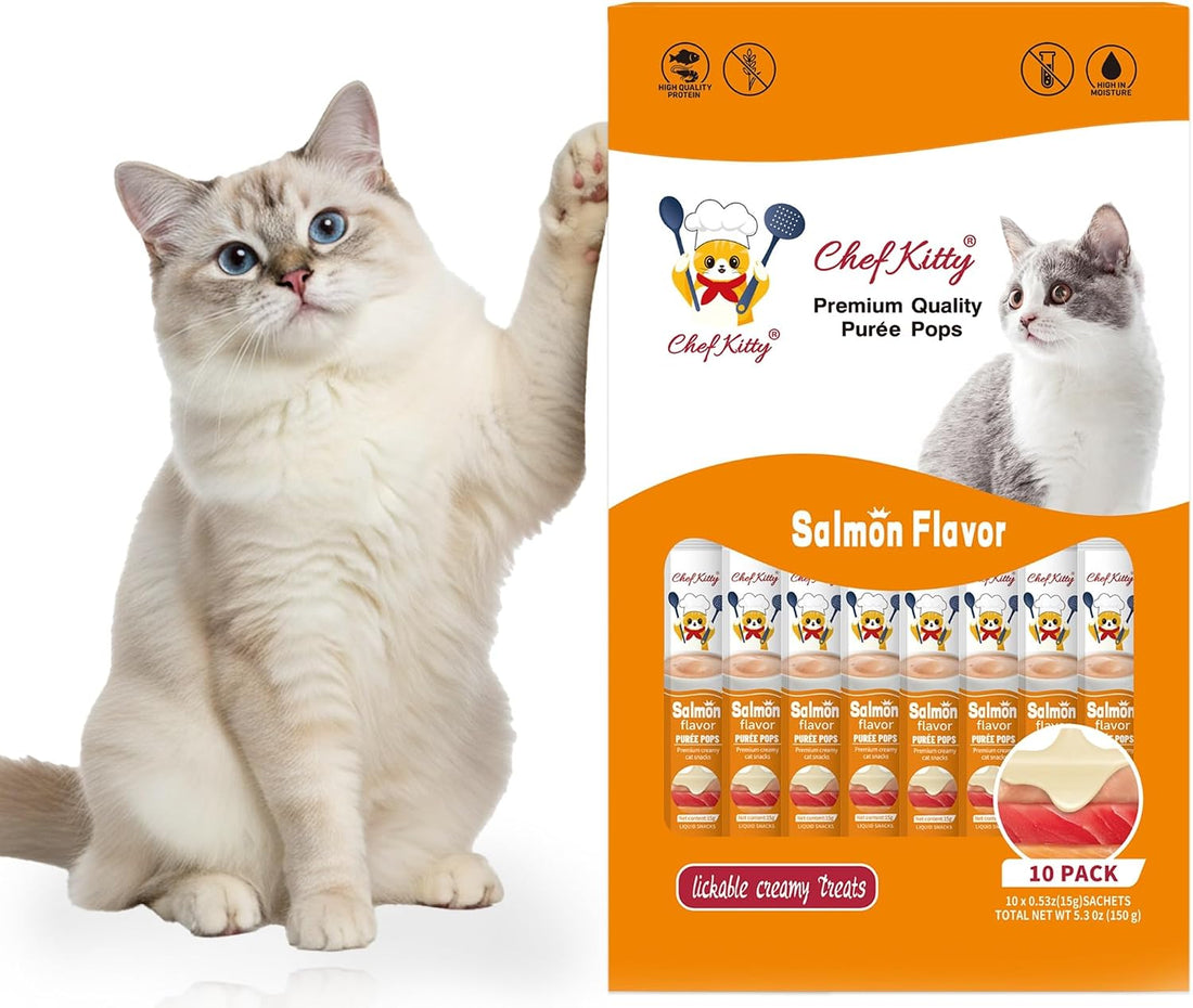 Lickable Cat Treats, Chicken & Cranberry Puree Topper, 10 Tubes