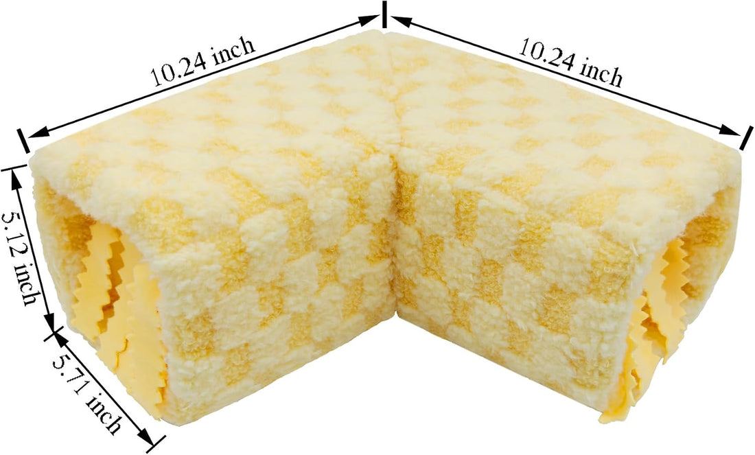 Plush Warm Hideout Tunnel Bed for Hamster, Guinea Pig, Pet Rat