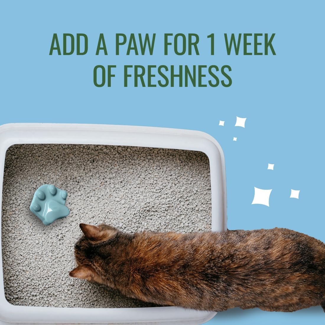 Citrus Magic Pet Odor Eliminator Litter Paws, Fresh Linen, 6-Count