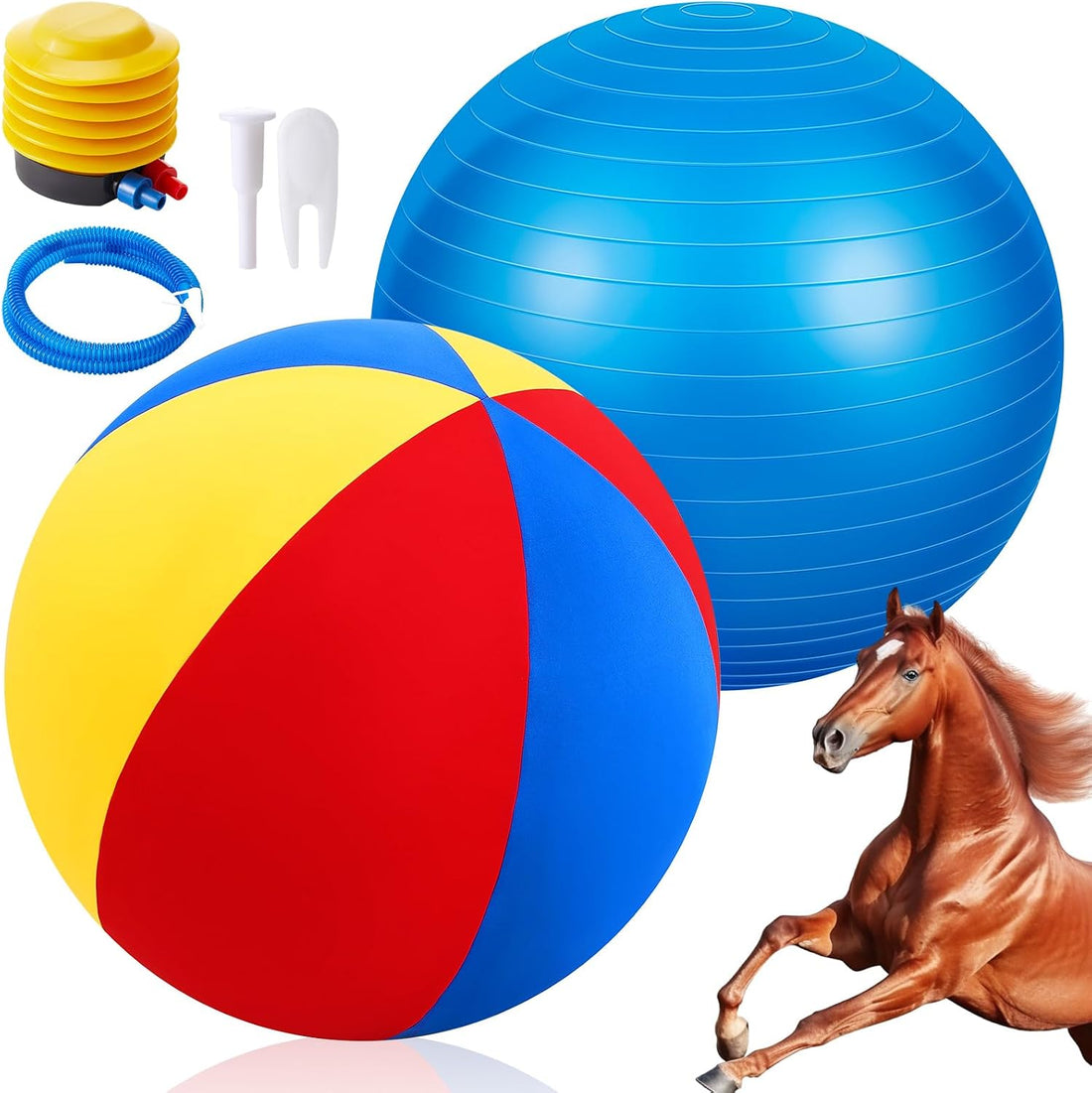Giant 40 Inch Herding Balls with Ball Cover, Horse Toy