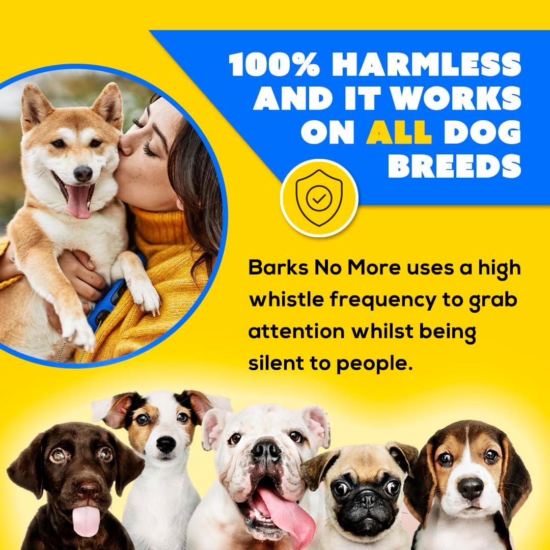 Barks No More Type-C Rechargeable Dog Bark Deterrent & Training Device