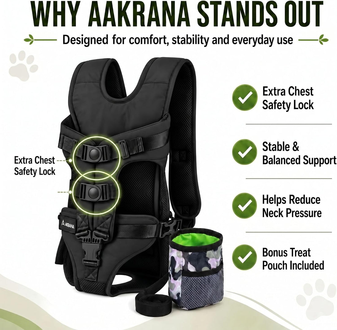 Dog Backpack Carrier for Small Dogs (Medium)