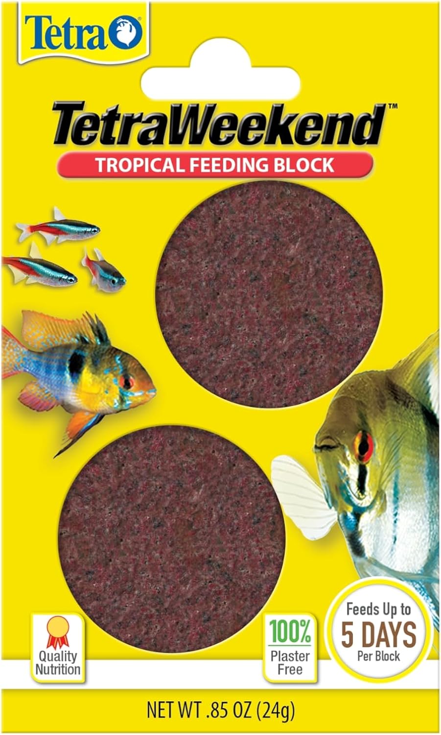 Tetra Vacation Food Slow-Release Feeder Block For Tropical Fish